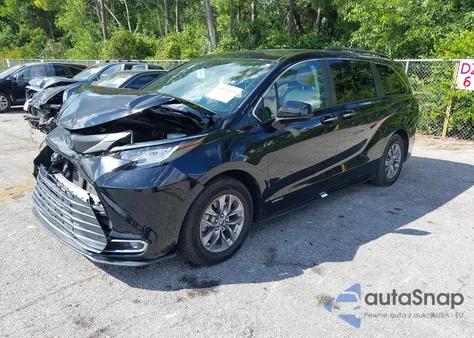 2021 Toyota Sienna Xle из США, поврежденный, VIN 5TDJRKEC0MS046195